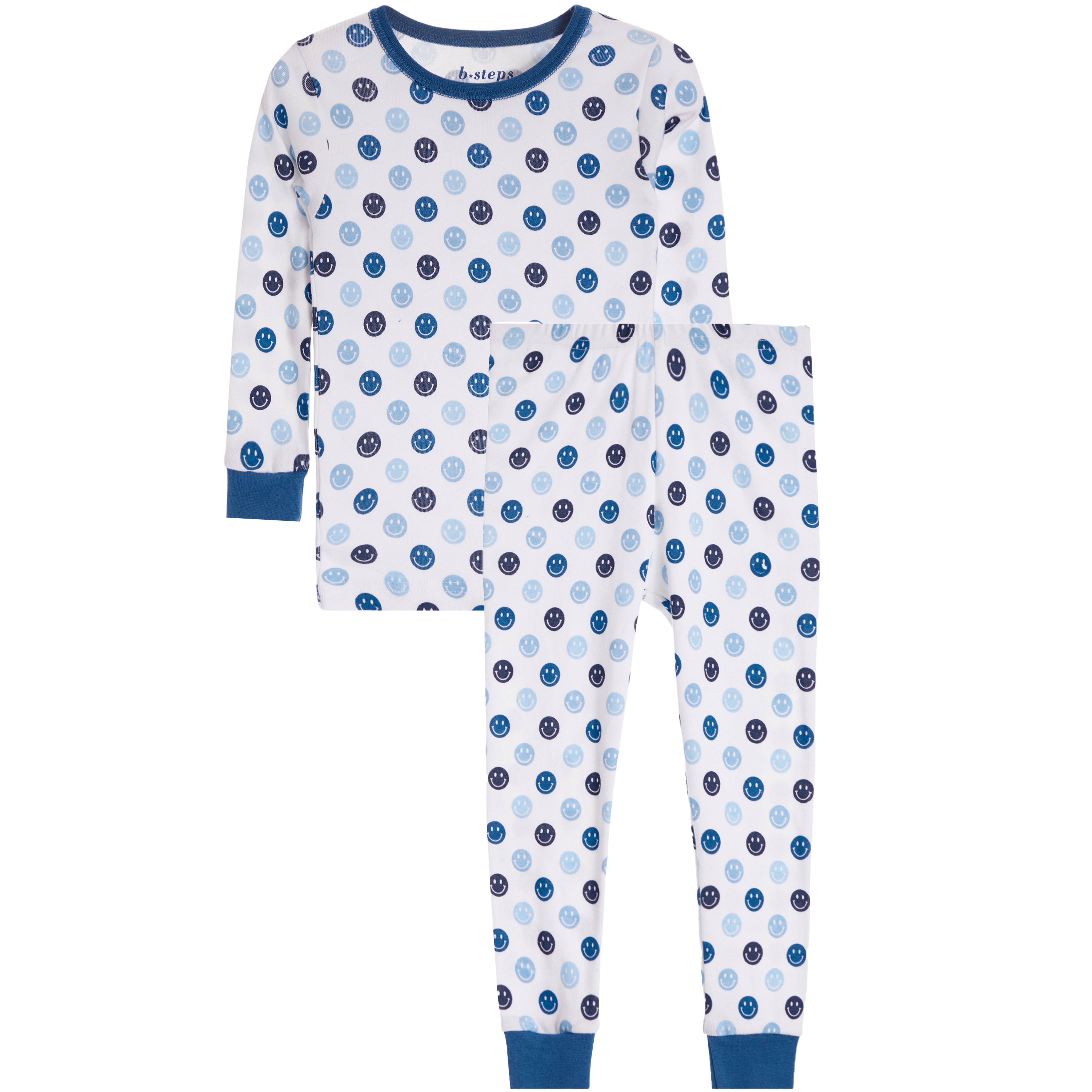 Blue Smiley 2pc PJ - Denny's