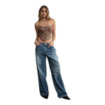Low Rise WIde Leg Jean - Denny's