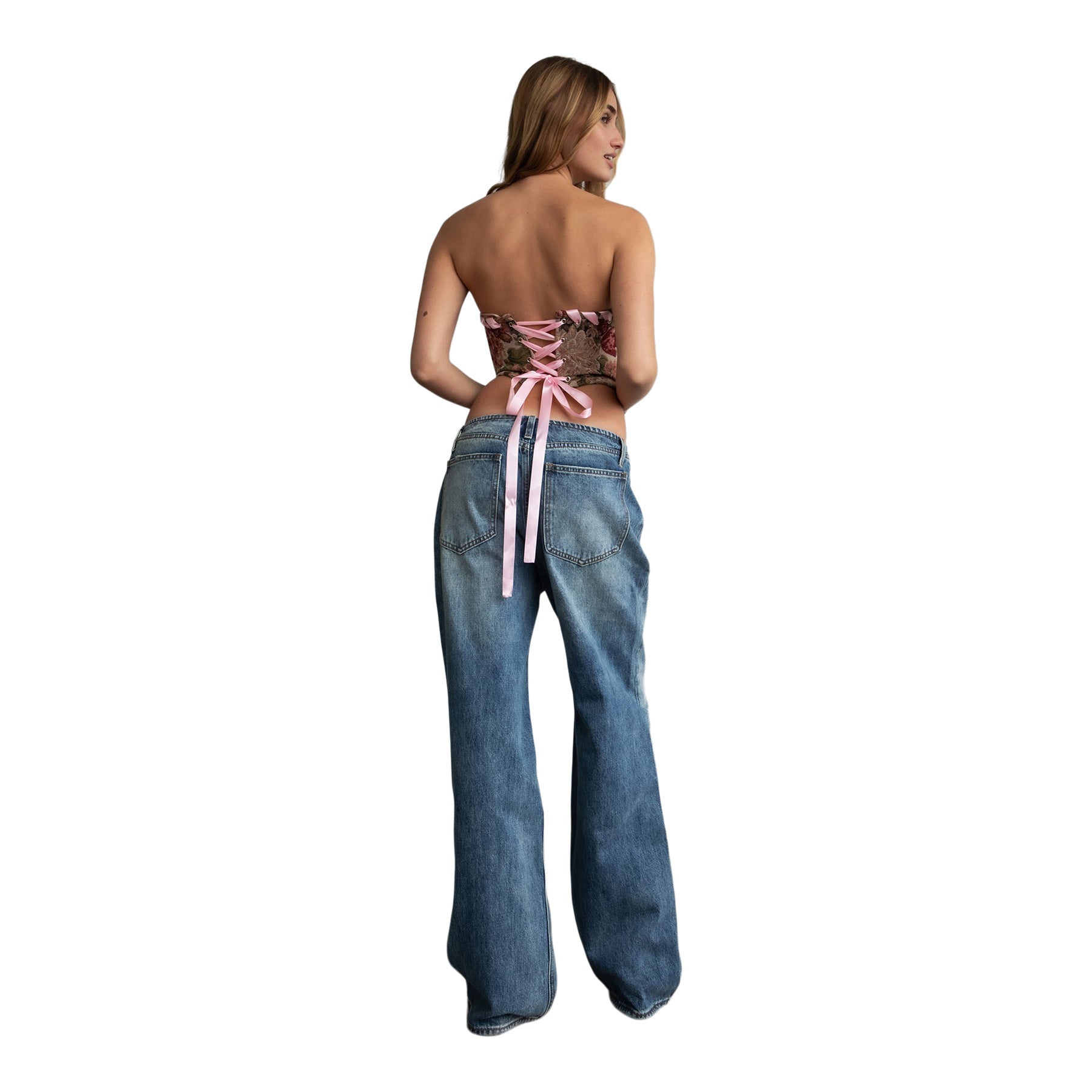 Low Rise WIde Leg Jean - Denny's