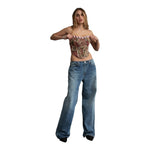 Low Rise WIde Leg Jean - Denny's