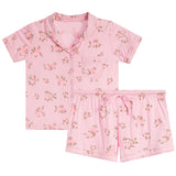 Rose 2pc Coat Style Short Set
