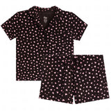 Heart Short Set Pink with Pink Hearts