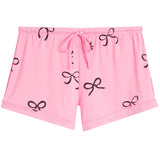 Black Bow  Short Set