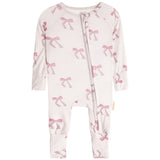 Pink Bow Footie - Denny's