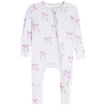 Pink Bow Footie - Denny's
