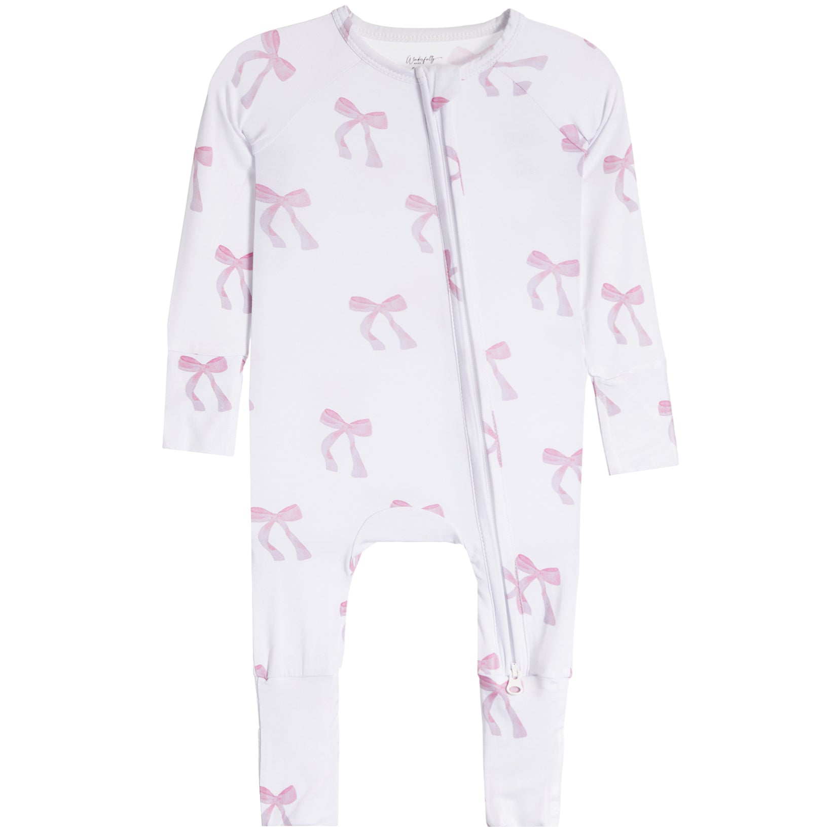 Pink Bow Footie - Denny's