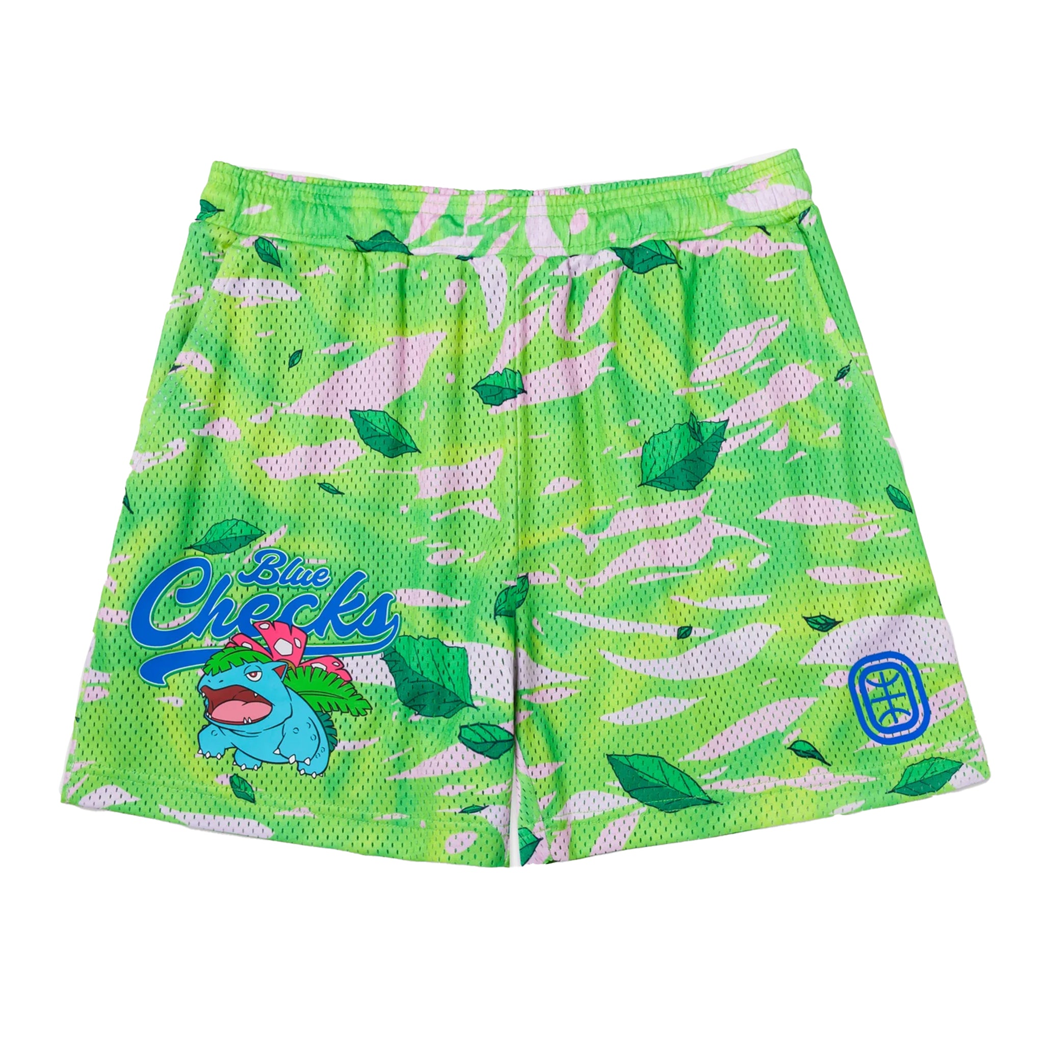 Otex Pokemon Blue Checks Venusaur Short - Denny's