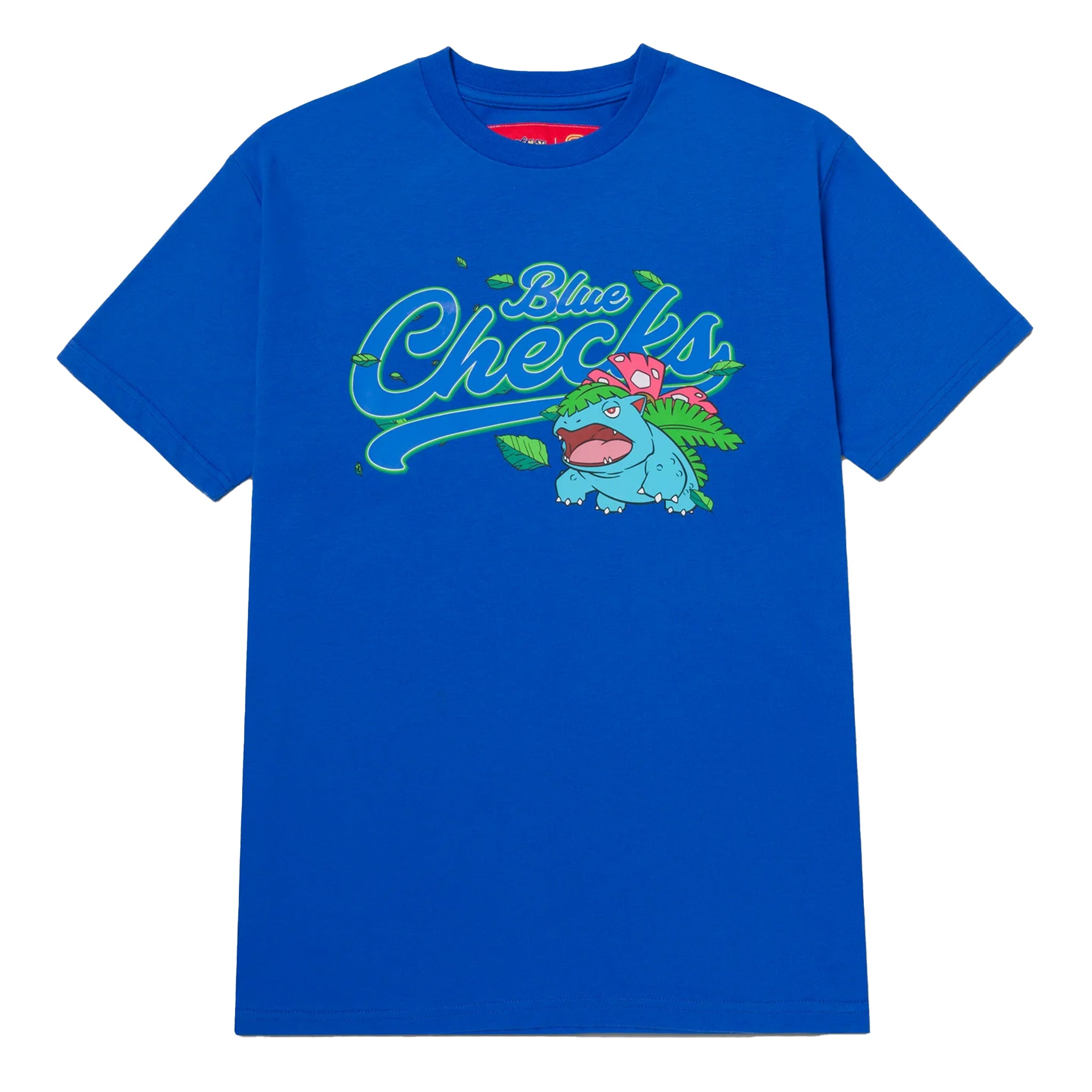 Otex Pokemon Blue Checks Venusaur Tee - Denny's