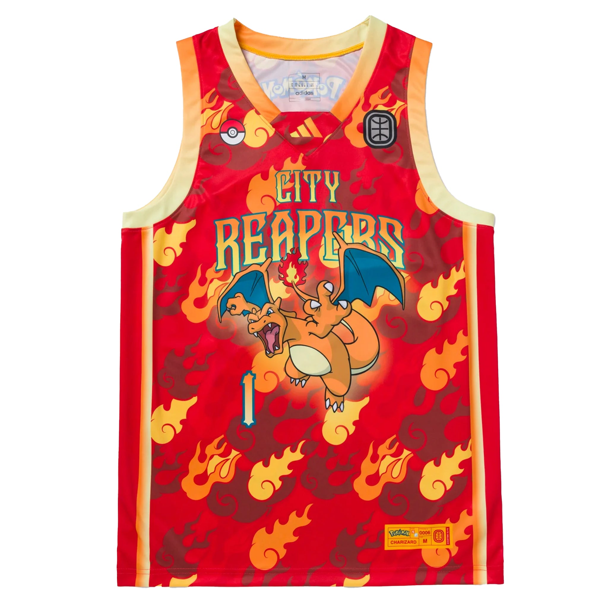 Otex Pokemon Charizar City Reapers Jersey - Denny's