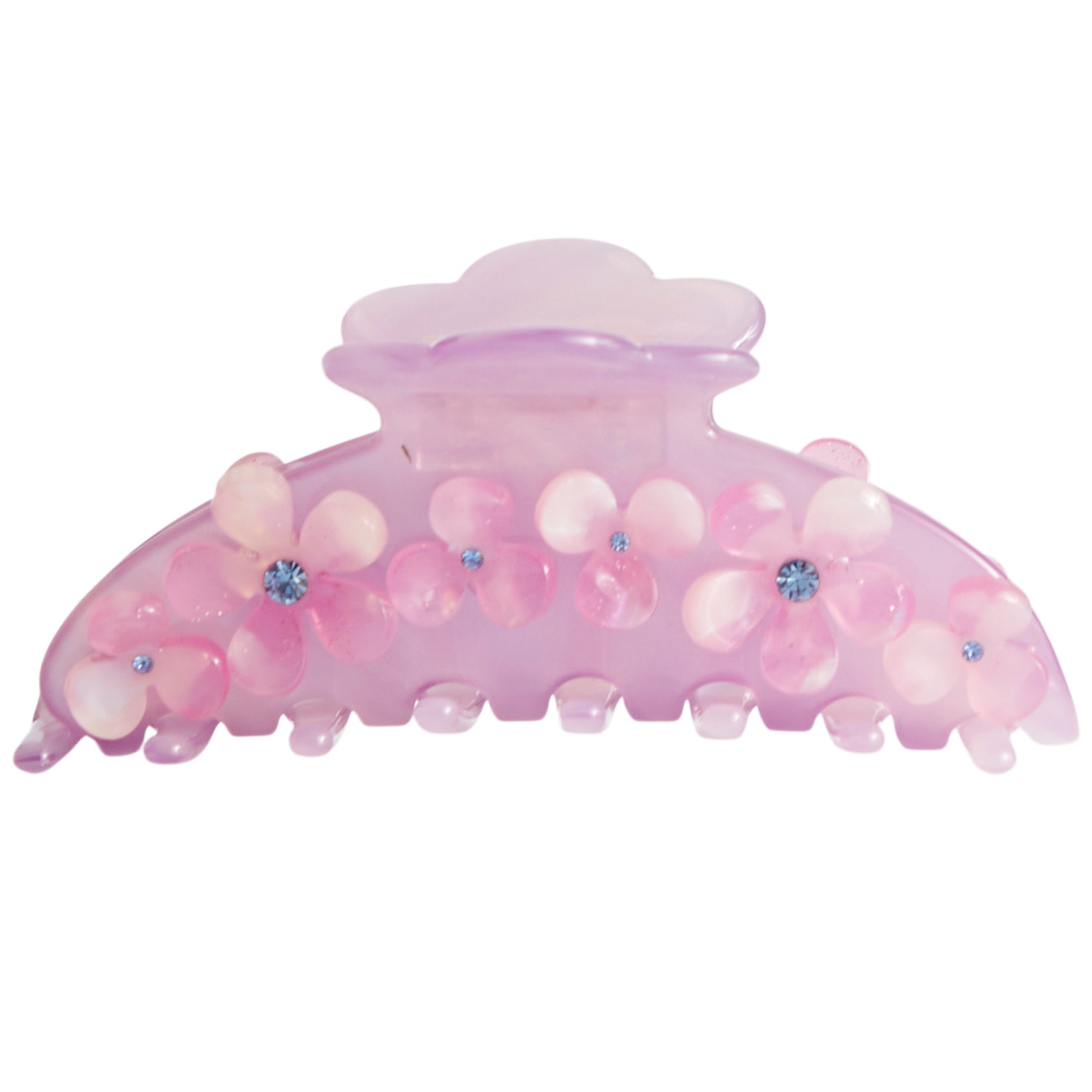 Pink Flowers Claw Clip - Denny's