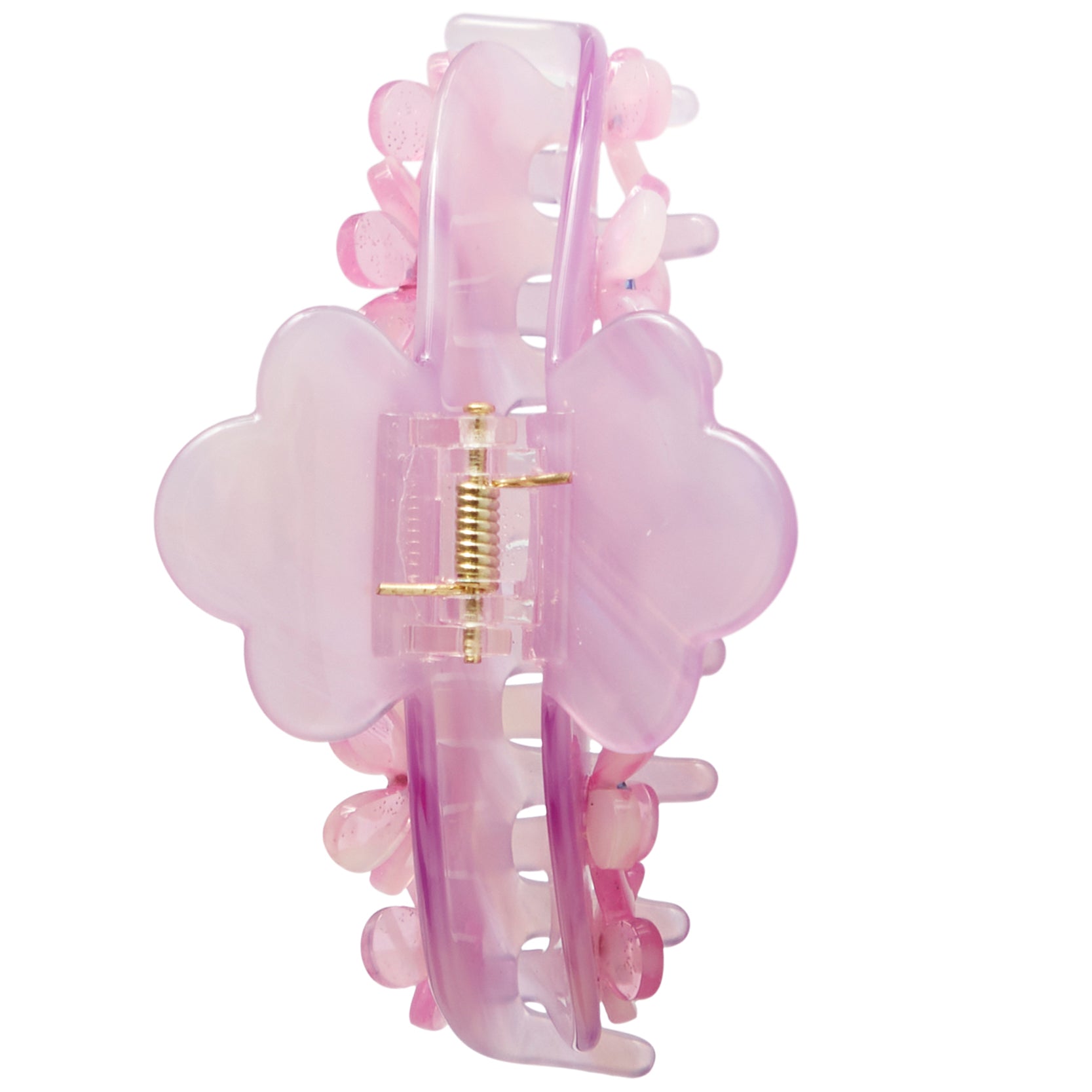 Pink Flowers Claw Clip - Denny's