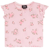 Pointelle Floral Tee