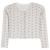 Cardigan With Allover Bows