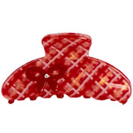 Plaid Claw Clip with Bow Accent - Denny's