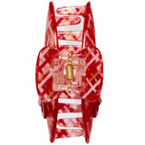 Plaid Claw Clip with Bow Accent - Denny's