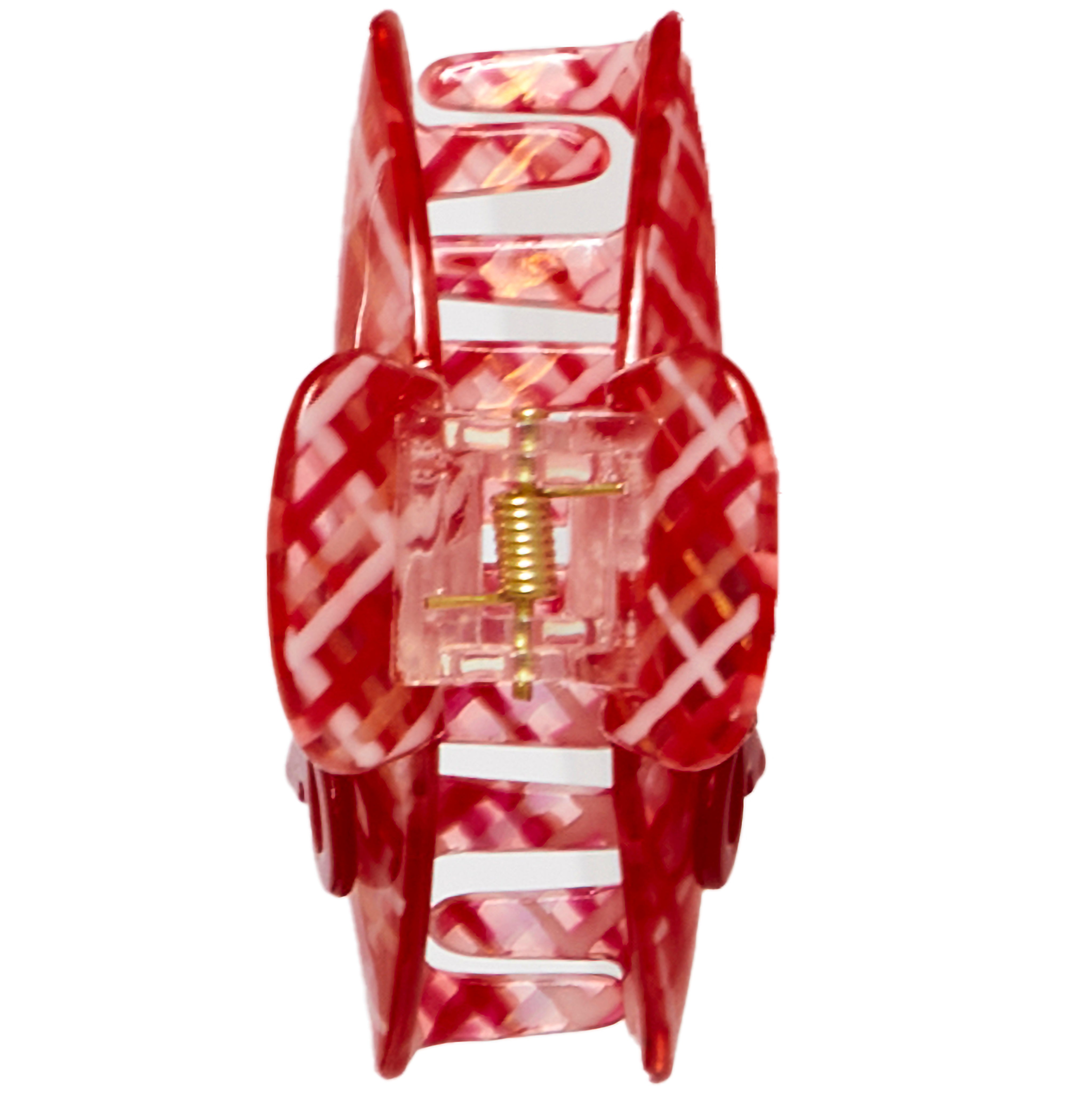 Plaid Claw Clip with Bow Accent - Denny's