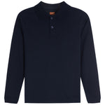 Solid Long Sleeve Polo - Denny's
