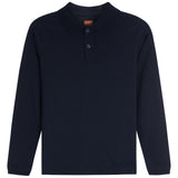 Solid Long Sleeve Polo - Denny's