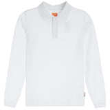 Solid Long Sleeve Polo - Denny's