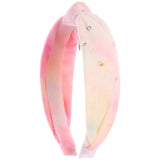Knot Padded Plush Stone Headband