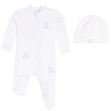 2pc Bear Footie Take Home Set/ Hat