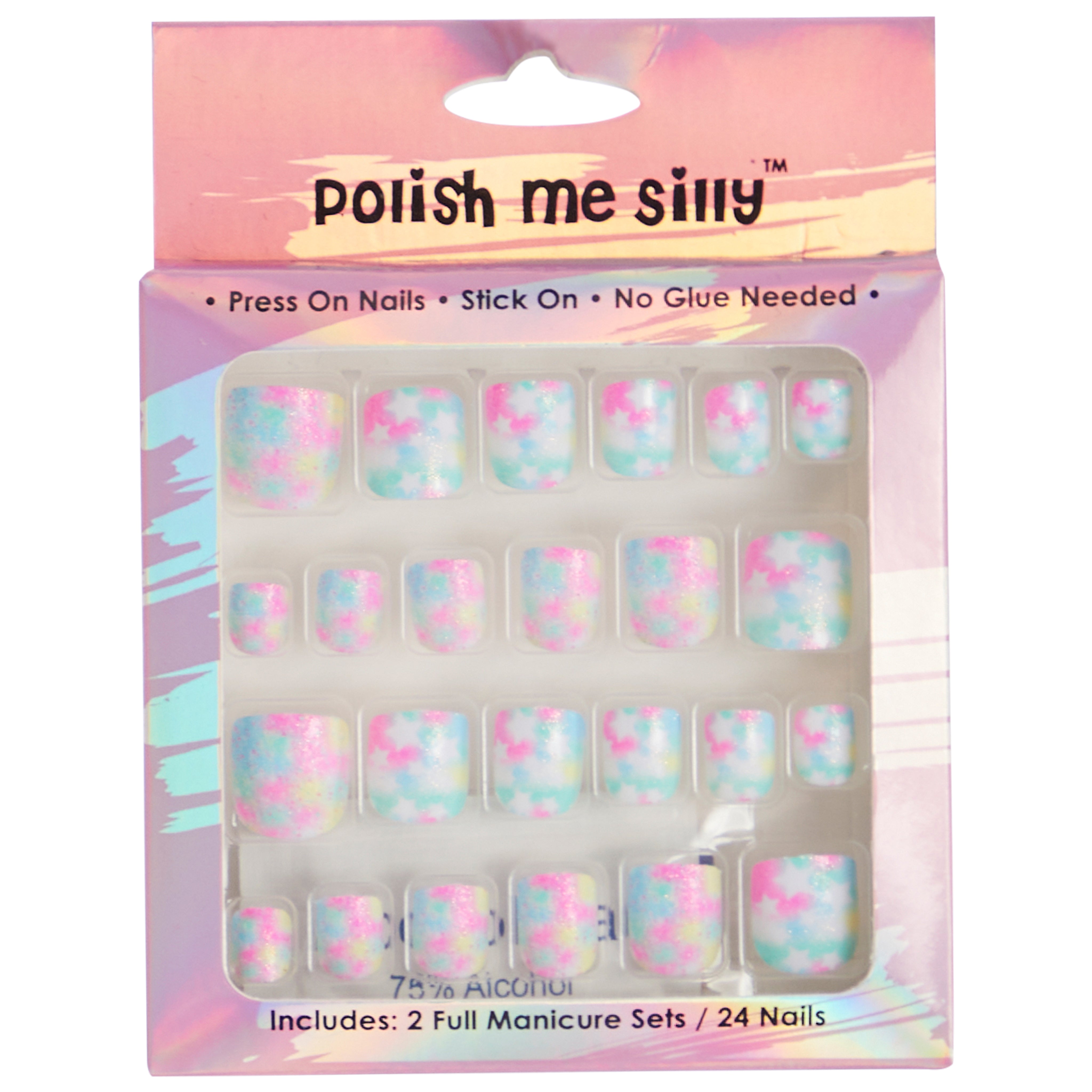 Watercolor Stars Press On Nails - Denny's