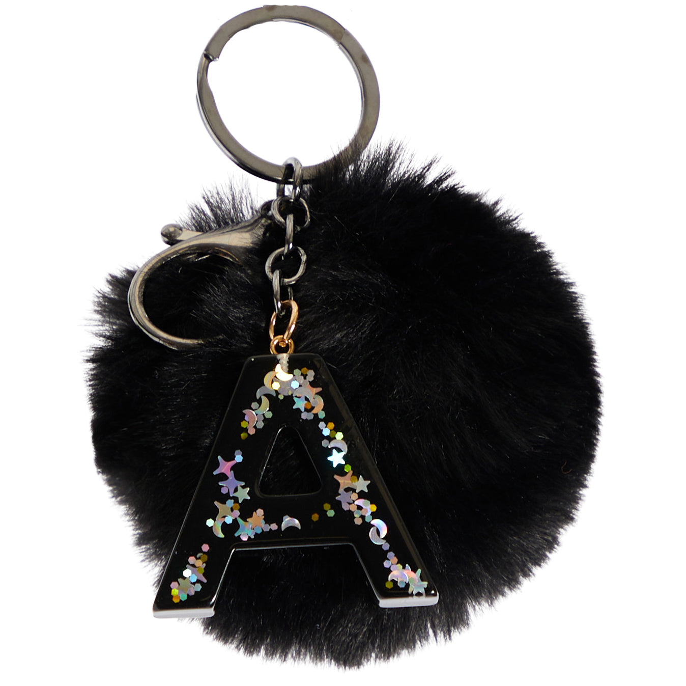 Letter A Pom Backpack Charm - Denny's
