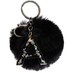 Letter A Pom Backpack Charm - Denny's