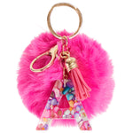 Letter A Pom Backpack Charm - Denny's