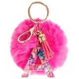 Letter A Pom Backpack Charm - Denny's