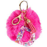Letter D Pom Backpack Charm - Denny's