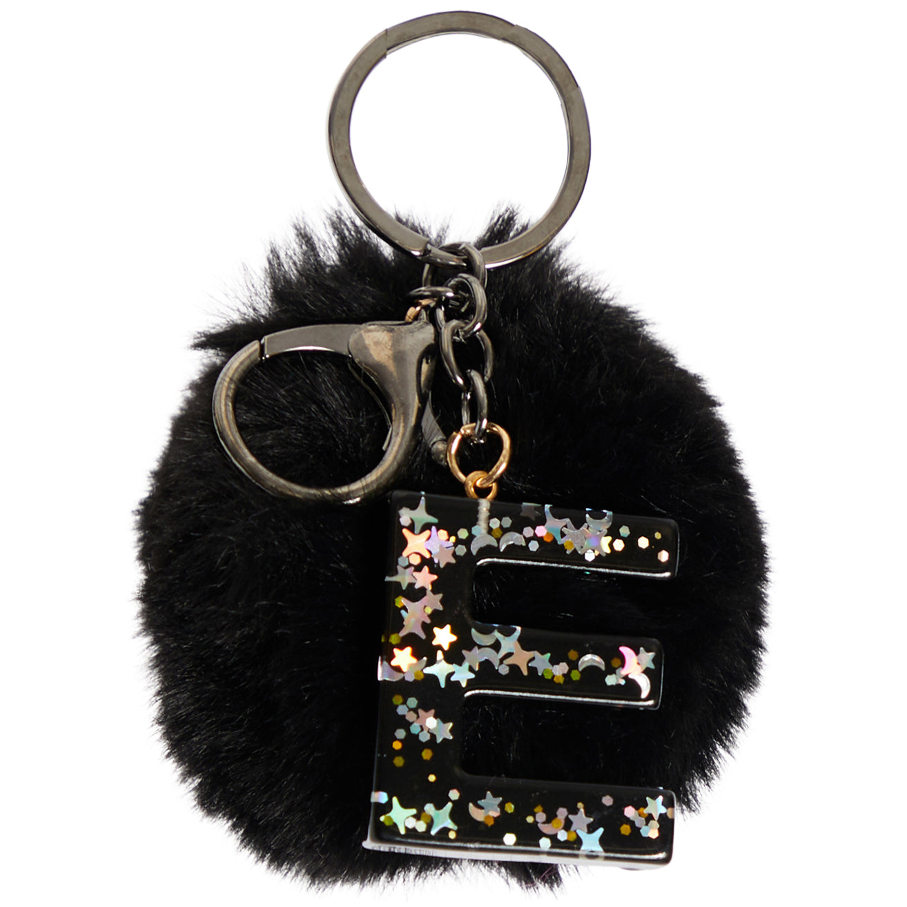 Letter E Pom Backpack Charm - Denny's