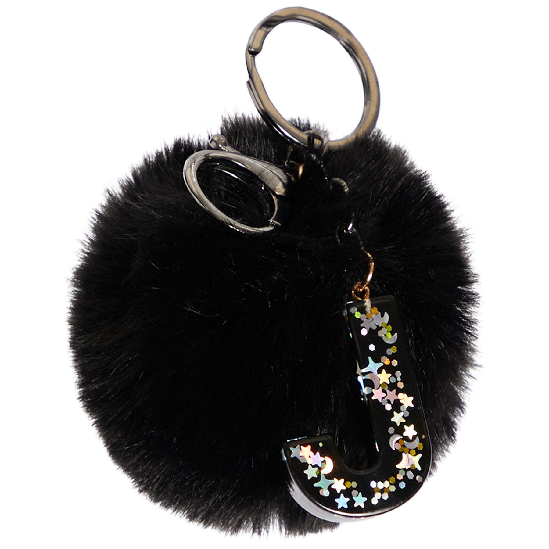 Letter J Pom Backpack Charm - Denny's