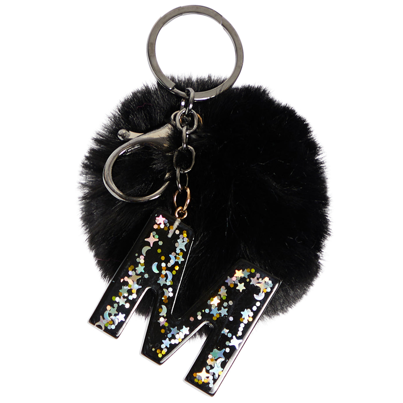 Letter M Pom Backpack Charm - Denny's