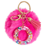 Letter O Pom Backpack Charm - Denny's