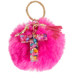Letter T Pom Backpack Charm - Denny's