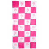 Checker Palm Pool Towel