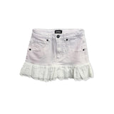 White Ruffle Positano Skirt - Denny's