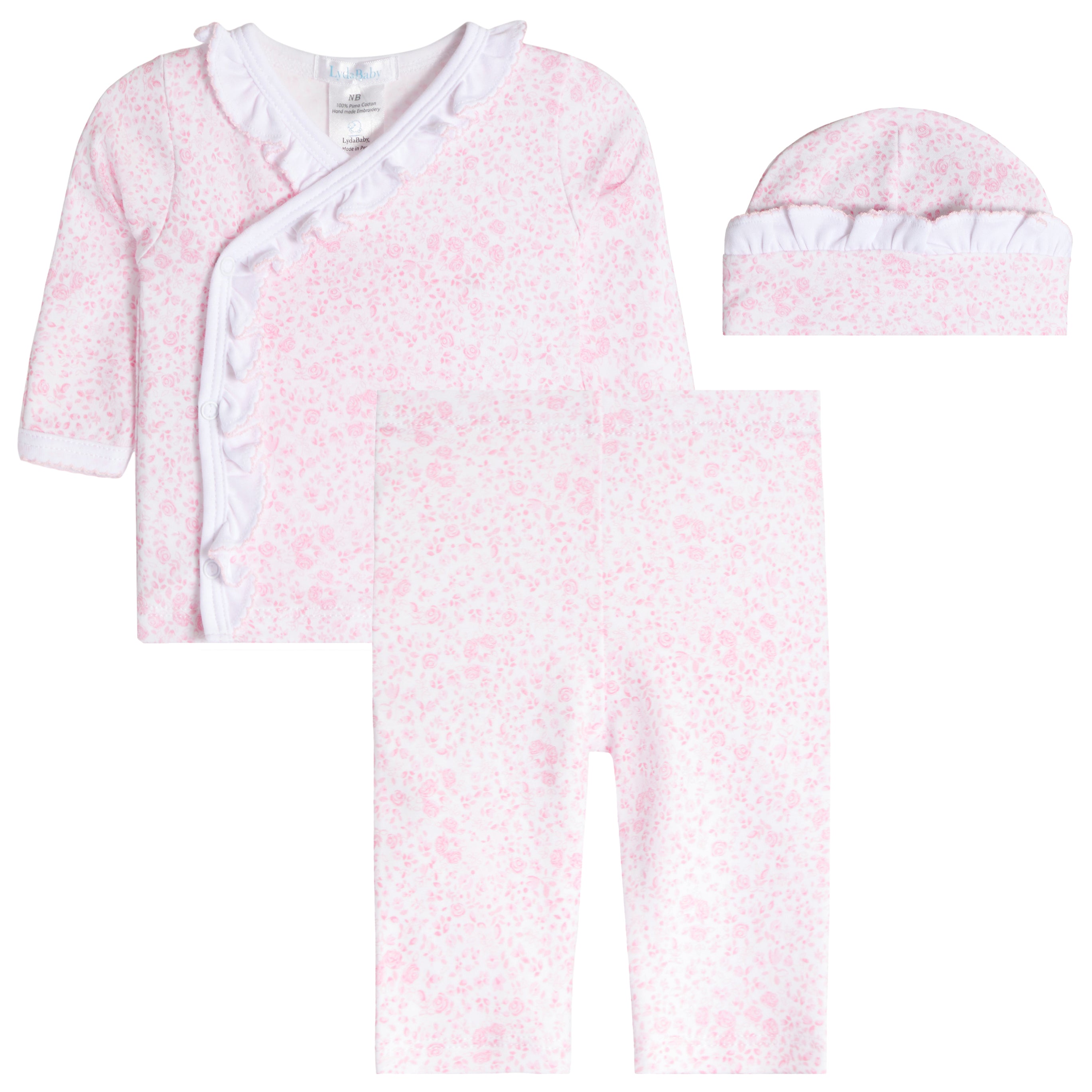 3pc Pink Roses Take Home Set - Denny's