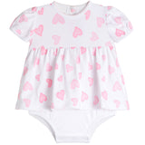 Bright Hearts Dress Onesie - Denny's