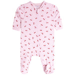 Pink Cherries Footie - Denny's