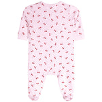 Pink Cherries Footie - Denny's