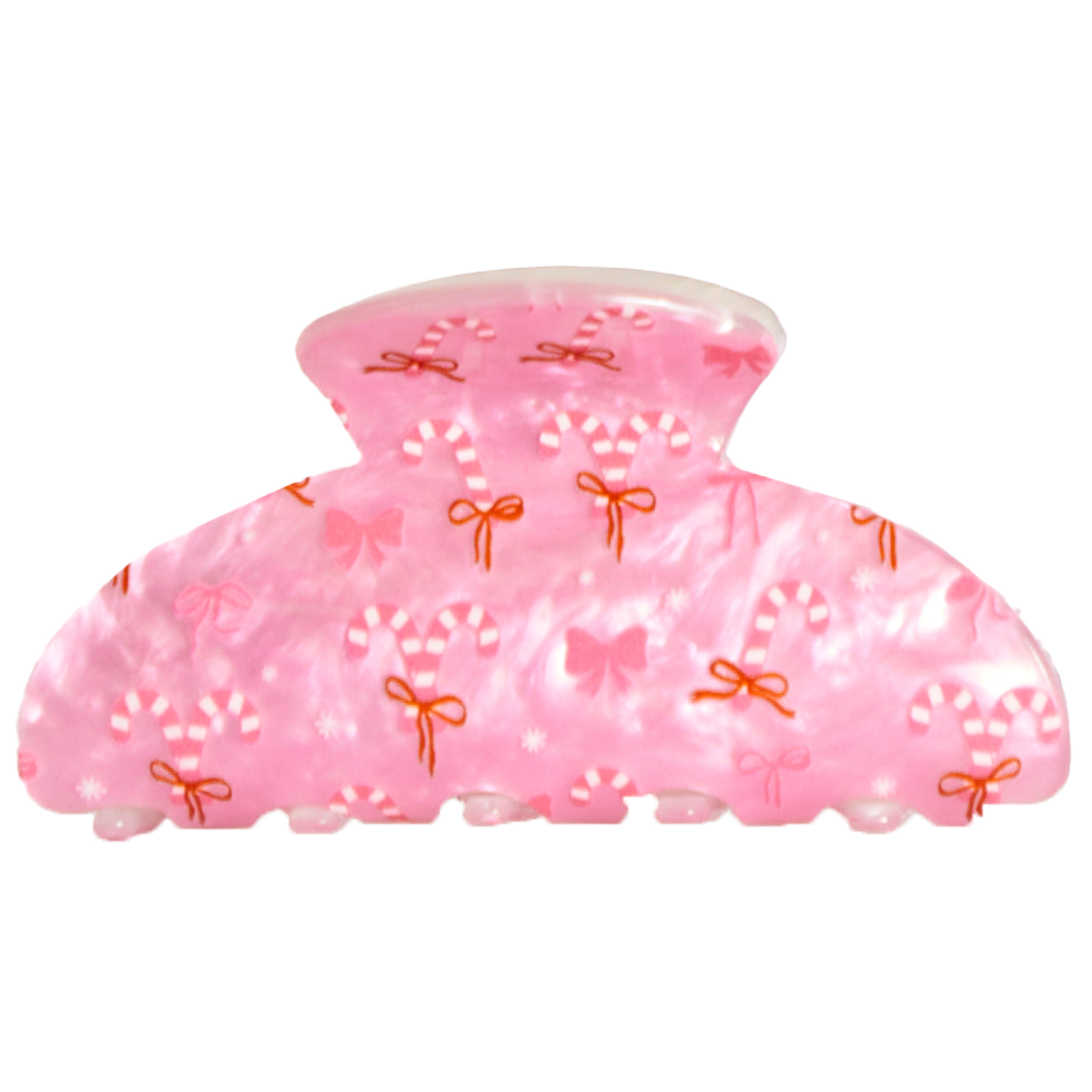 Peppermint Bows Claw Clip - Denny's
