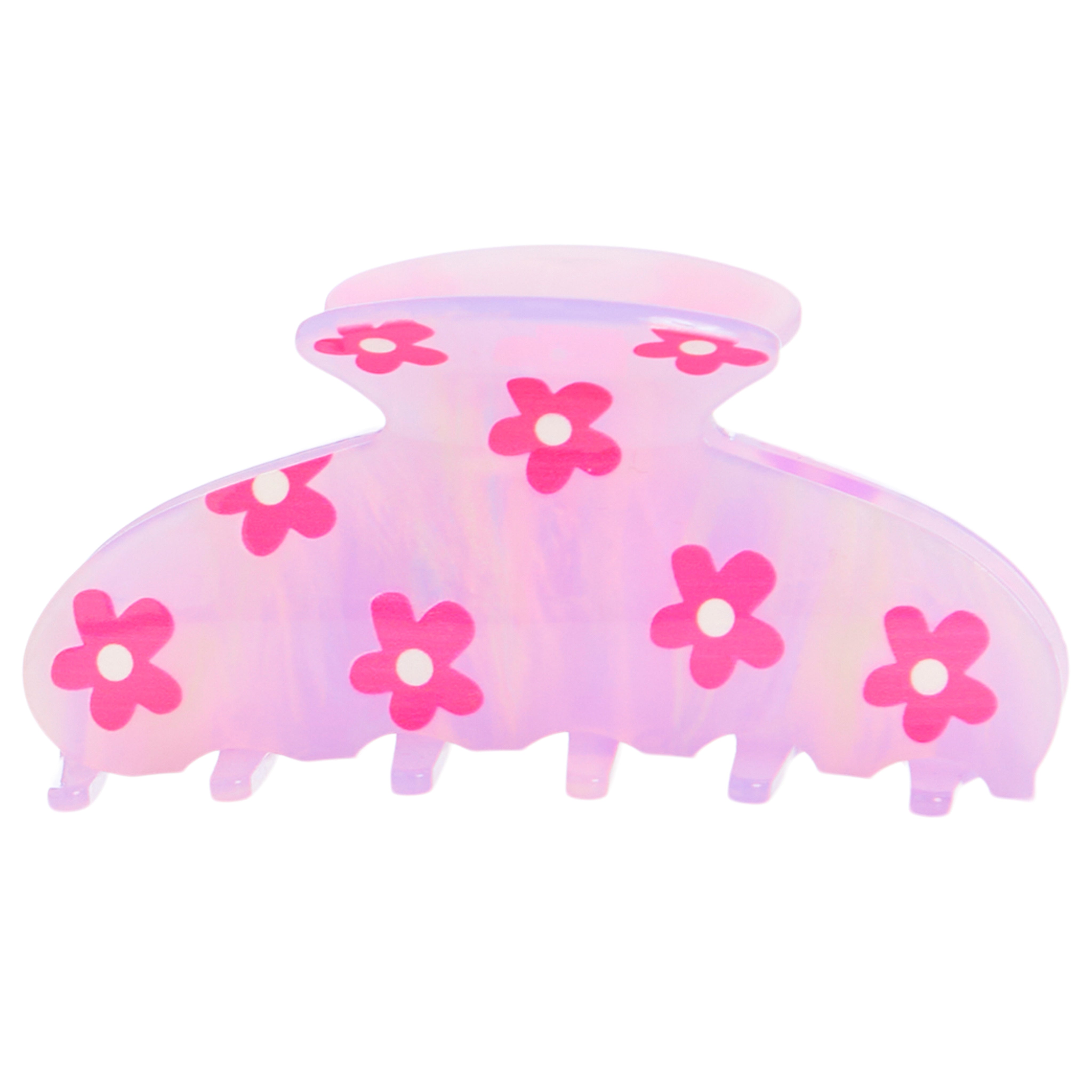 Flower Print Claw Clip - Denny's