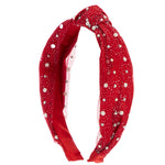 Pearl Crystal Tulle Knot Headband - Denny's