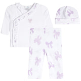3pc Purple Bows Take Home Set - Denny's