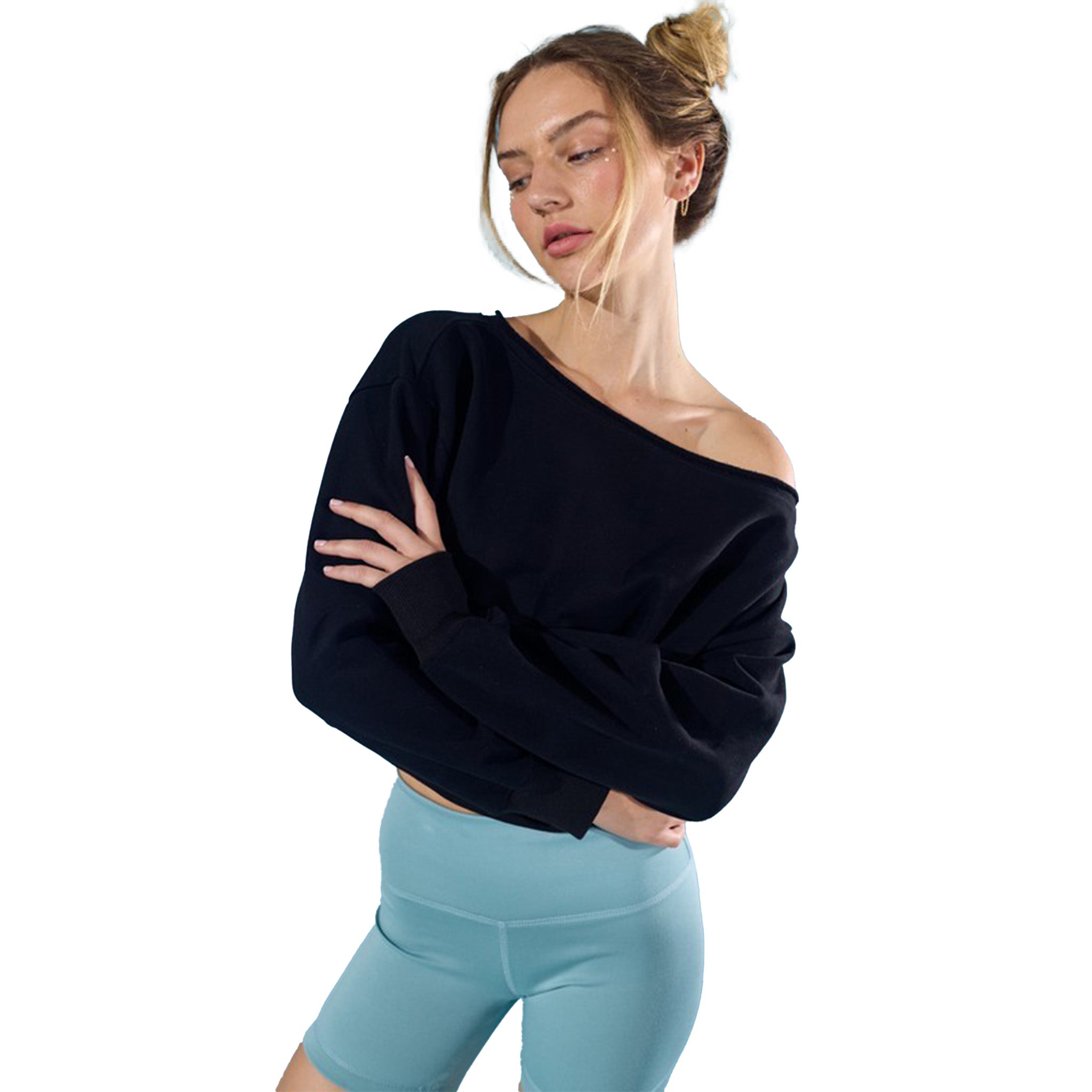 Alina Off The Shoulder Sweatshirt - Denny's