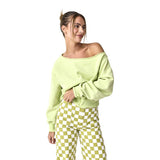 Alina Off Shoulder Sweatshirt - Denny's