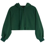 Cropped Dolman Hoodie - Denny's