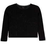 Long Sleeve Pointelle Shirt - Denny's